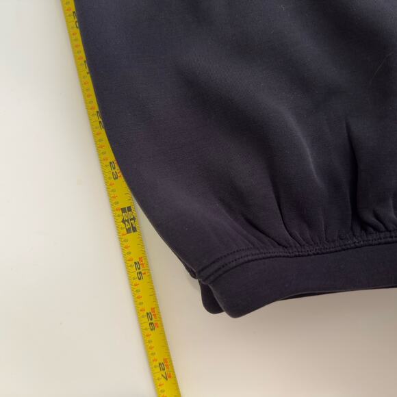 Lululemon Jumpsuit Ease Of It All V Neck Women Size 8 Black Softstream Tie Belt - Picture 6 of 7